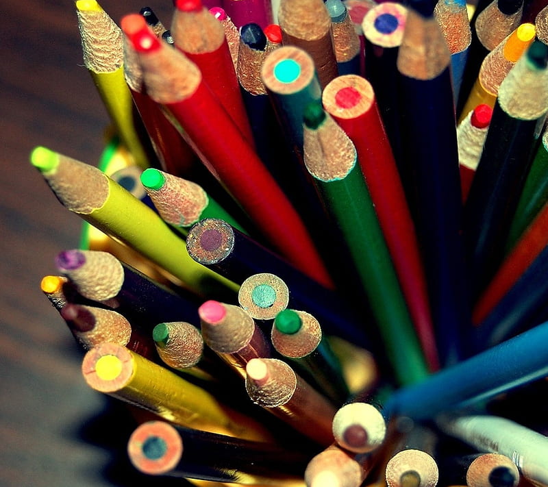 Colored Pencils, abstract, art, colorful, crafts, draw, project, sharpen, variety, HD wallpaper