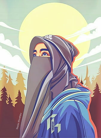 Hijab Girl Anime Background Images, HD Pictures and Wallpaper For Free  Download