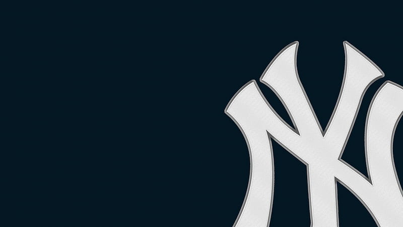Yankees Logo In Dark Blue Background