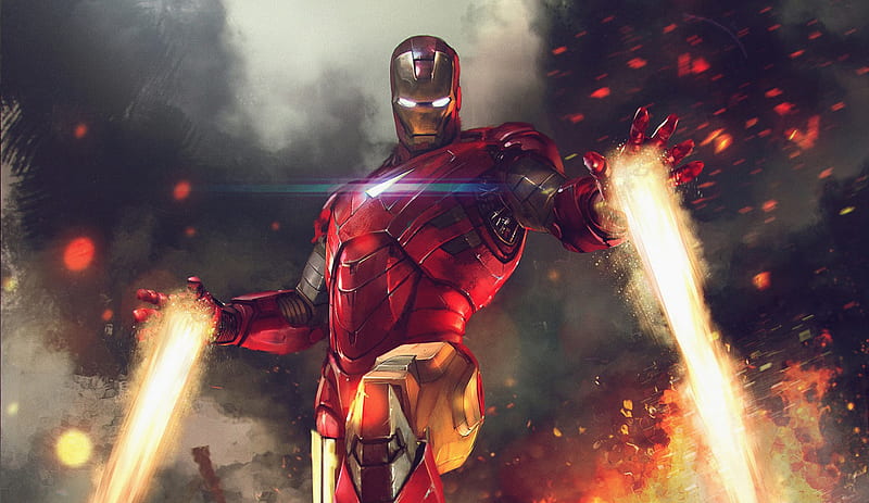 Iron Man Marvel War Of Heroes, iron-man, marvel, artwork, artist, artstation, HD wallpaper