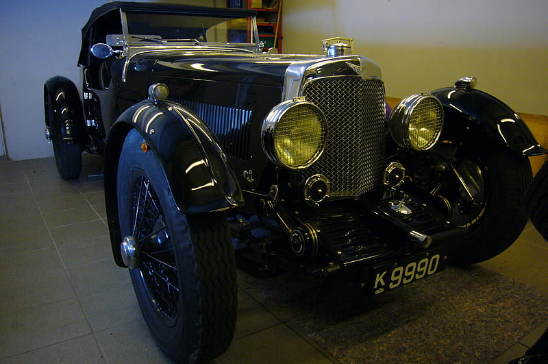 Aston Martin_Le Manse_1933, le manse, carros, aston martin, black, 1933, vintage, HD wallpaper