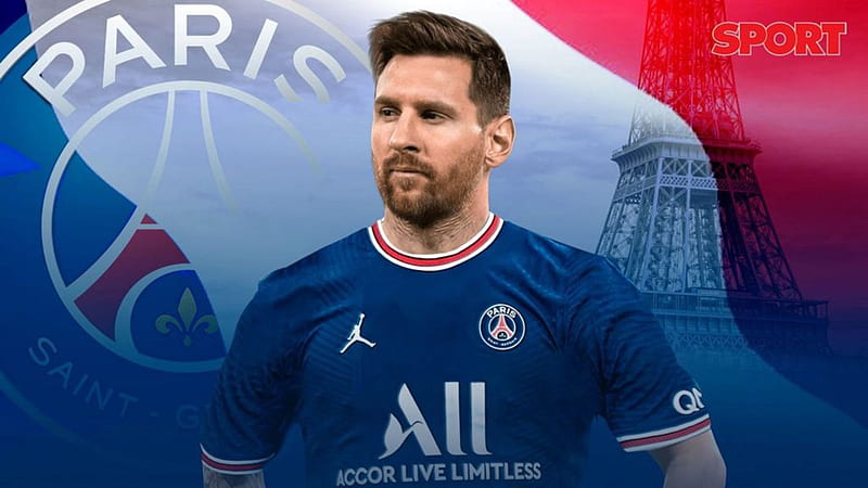Lionel Messi In PSG Logo And Eiffel Tower Background Messi, HD wallpaper