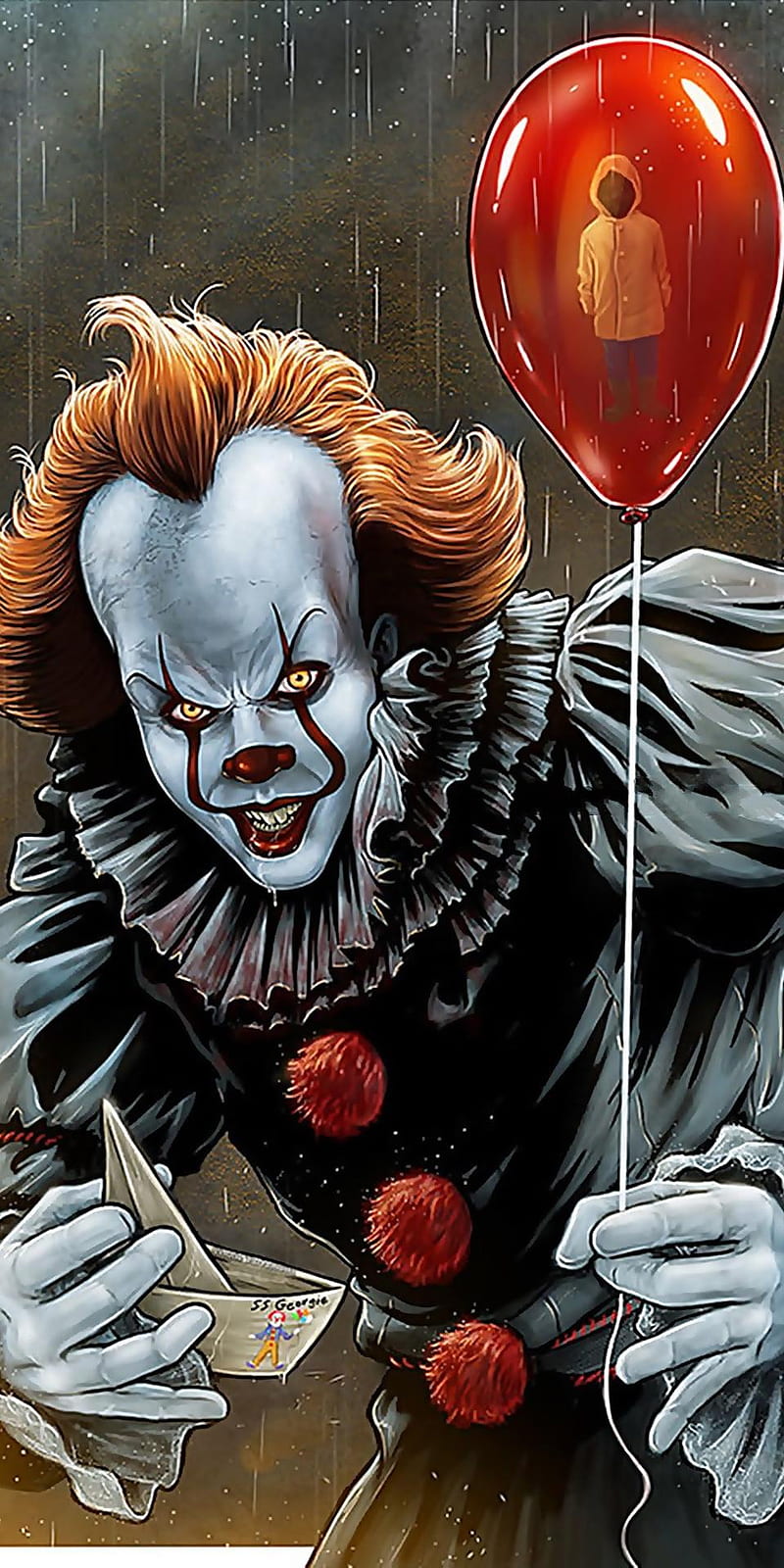 Pennywise, anime, hollywood, HD phone