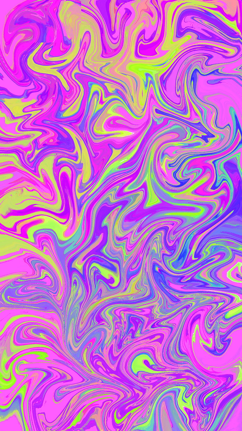 bubblegums fluid, abstract, acid, acrylic, background, blue, color, colorful, flow, green liquid, pink, purple, texture, water, watercolor, HD phone wallpaper