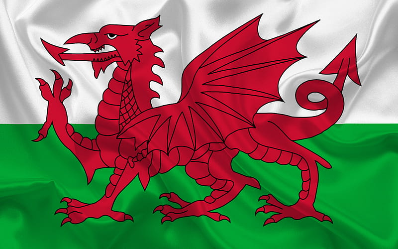 Wales flag, Wales, Europe, flag of Wales, HD wallpaper