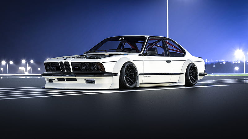 1984 BMW M6, classic car, art, , Full, TV, F, HD wallpaper | Peakpx