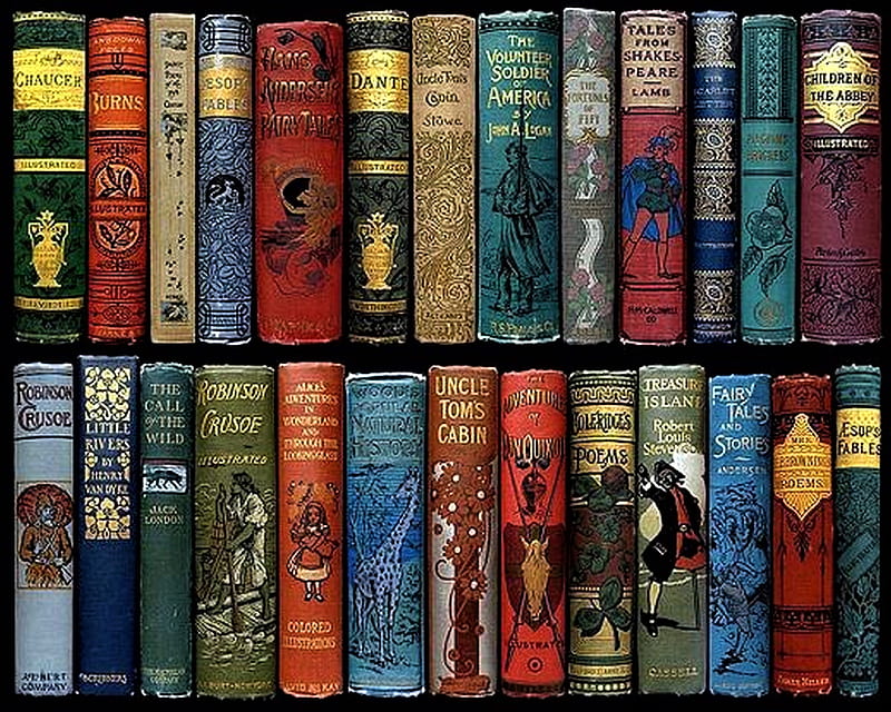 Library Books Book Love Hd, Harry Potter Bookcase Wallpaper 4k Pc