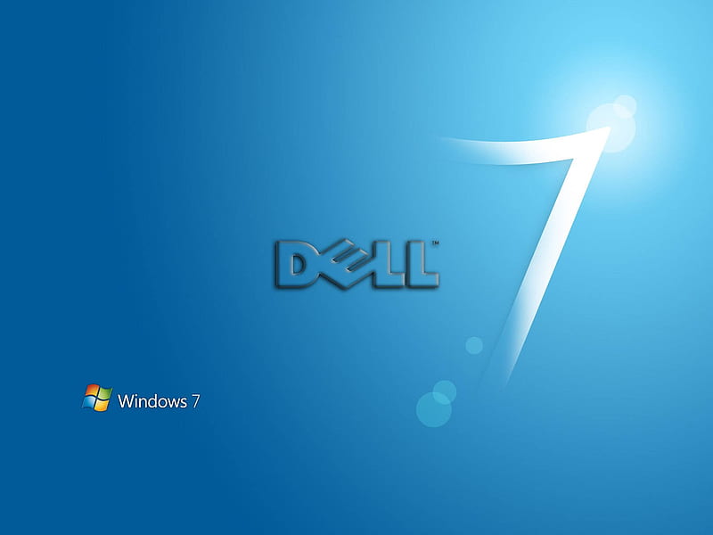 Windows 7 Dell Logo, HD wallpaper