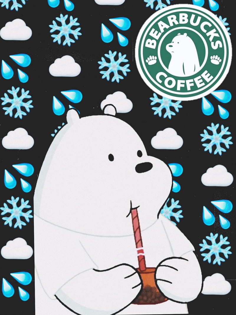Ice Bear Coffee, ice bear, we bear bears, HD phone wallpaper