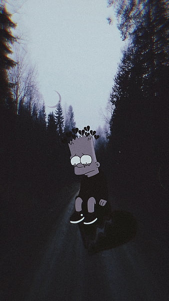 sad, series and bart simpson - image #7231310 on