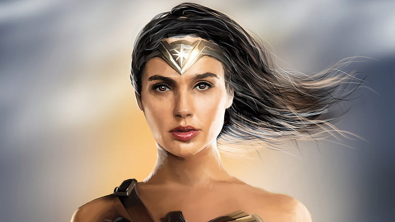 wonder Woman, wonder-woman, superheroes, artwork, digital-art, HD wallpaper