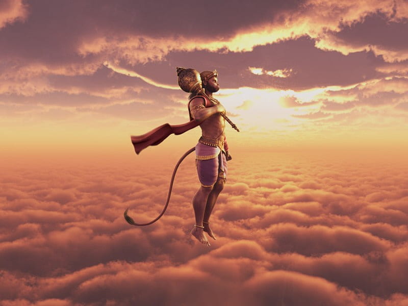 Lord Hanuman Flying, HD wallpaper | Peakpx