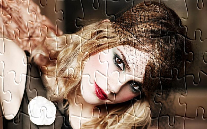 Puzzled Emma, puzzle, jigsaw, emma, watson, HD wallpaper