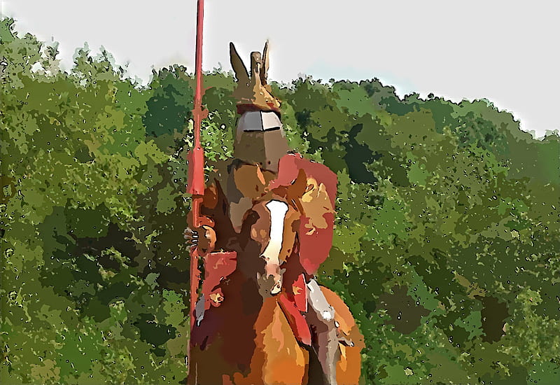 Knight, middle age, horse, denmark, HD wallpaper