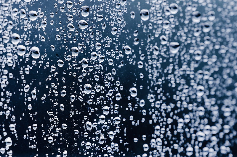 Water Droplets on Glass Panel, HD wallpaper