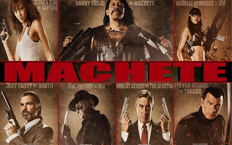 Danny Trejo is Machete, violence, action movie, danny trejo, blood, HD wallpaper