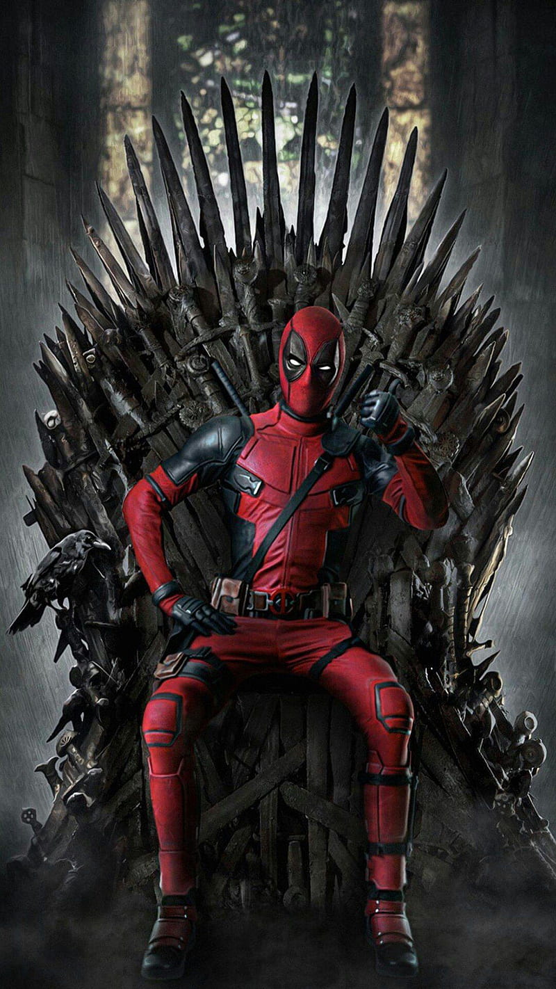 Deadpool, hero, movie, sitting, super, HD phone wallpaper
