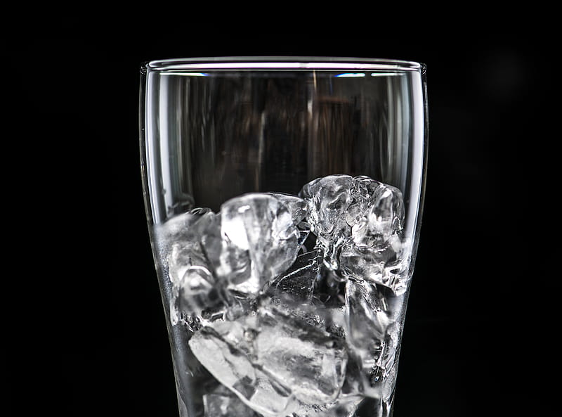 ice cubes, glass, drink, Others, HD wallpaper