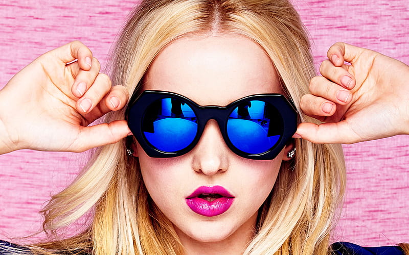Dove Cameron sunglasses, portrait, Hollywood, movie stars, hoot, beauty, HD wallpaper