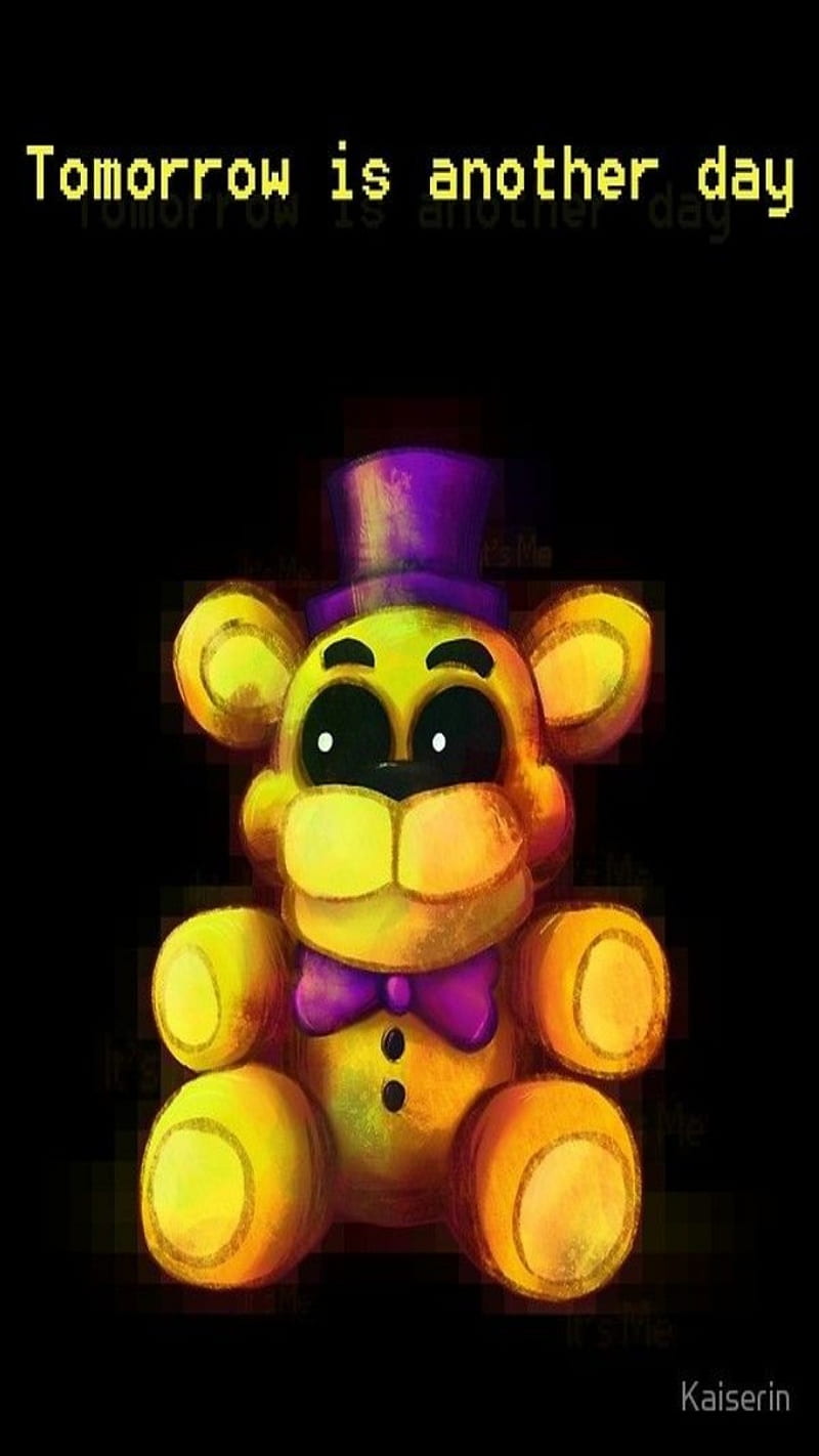 Nightmare Fredbear, five nights at freddys, fnaf, HD phone wallpaper