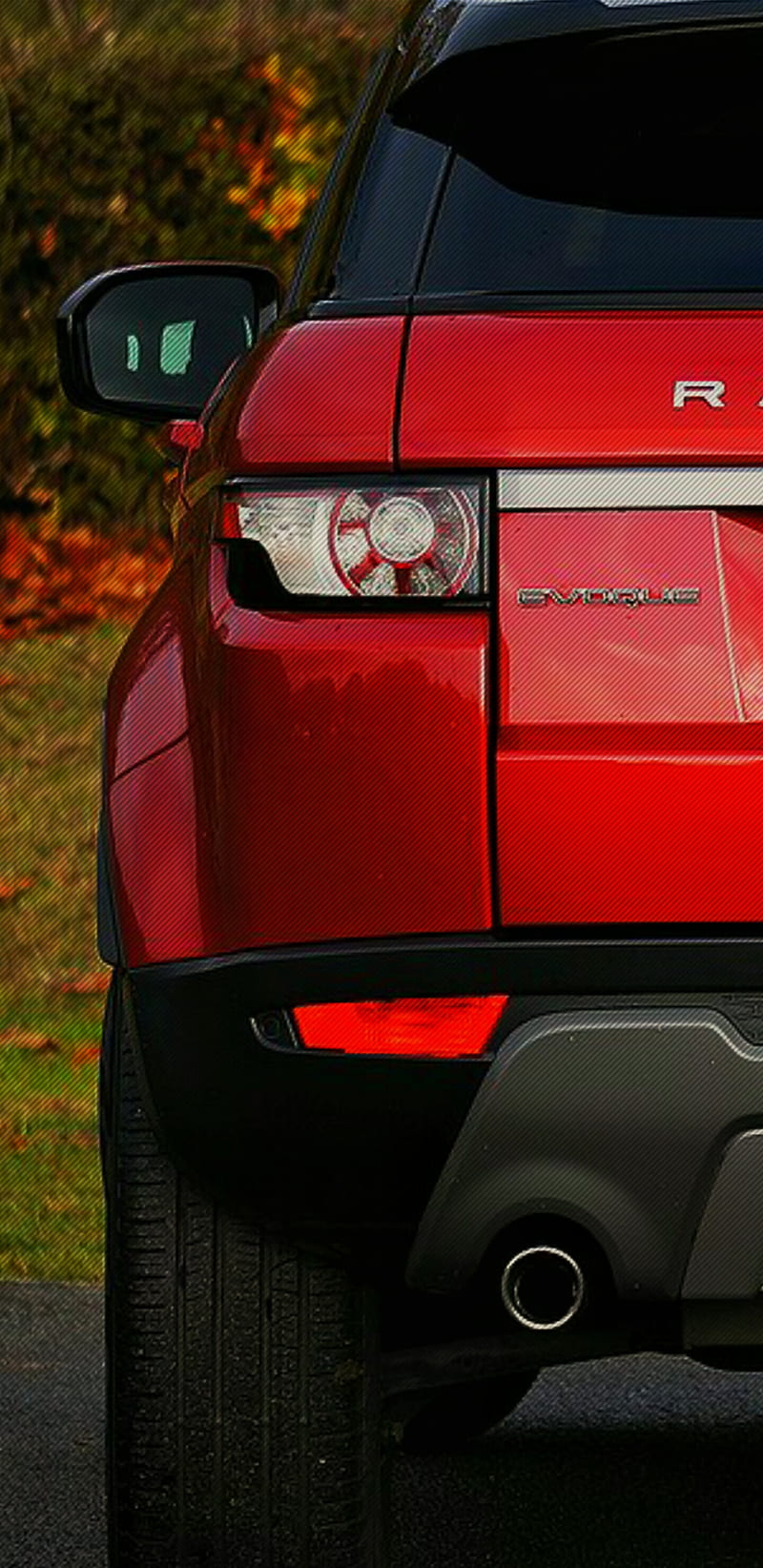 Range Rover, land cruiser, back, red, light, land, super, sport, car, wild, ranger, HD phone wallpaper