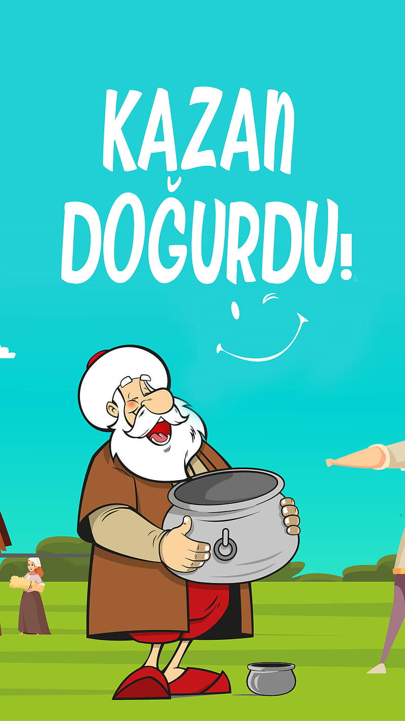 Nasreddin Hoca, anime, cartoon, child, cizgi film, cocuk, comic, esek, kazan dogurdu, nasrettin, turkish, HD phone wallpaper