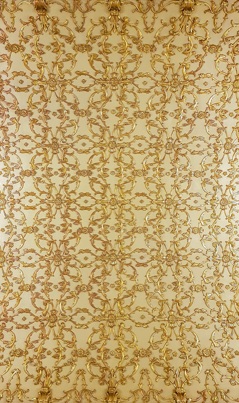Motifes in gold, art, des8gn, handcraft, motifes, pattern, vintage, HD phone wallpaper