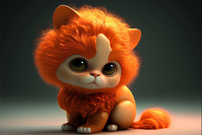 Cute cat with orange hair, Pet, Young, Animal, Fur, HD wallpaper