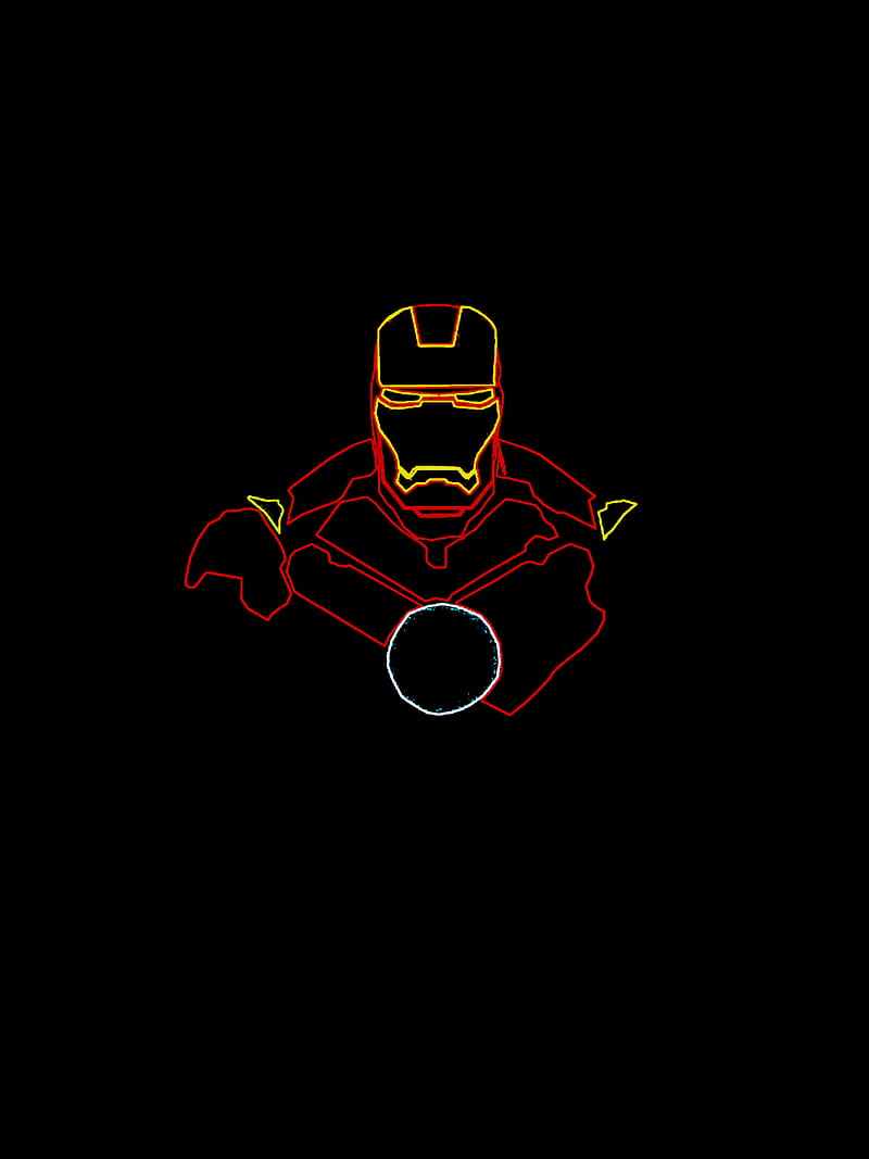 Ironman, iron, iron man, logo, man, HD phone wallpaper