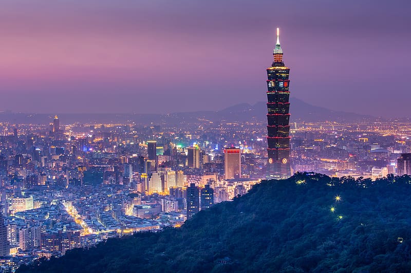 Cities, City, Skyscraper, Cityscape, Taipei, , Taipei 101, HD wallpaper