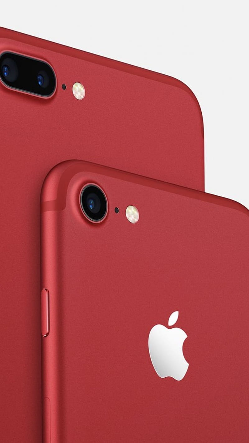 IPhone 7 Plus Red, IPhone Red, IPhone 7 Red, Best Smartphones, Apple Red, Hi Tech, HD phone wallpaper