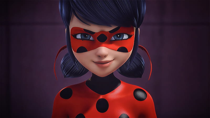 Ladybug, new, miraculous, samsung, cartoon, black, 2021, best