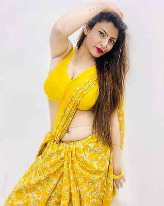 Hot saree pose for girl | latest sexy girls in saree | sareelover:part-25 -  YouTube