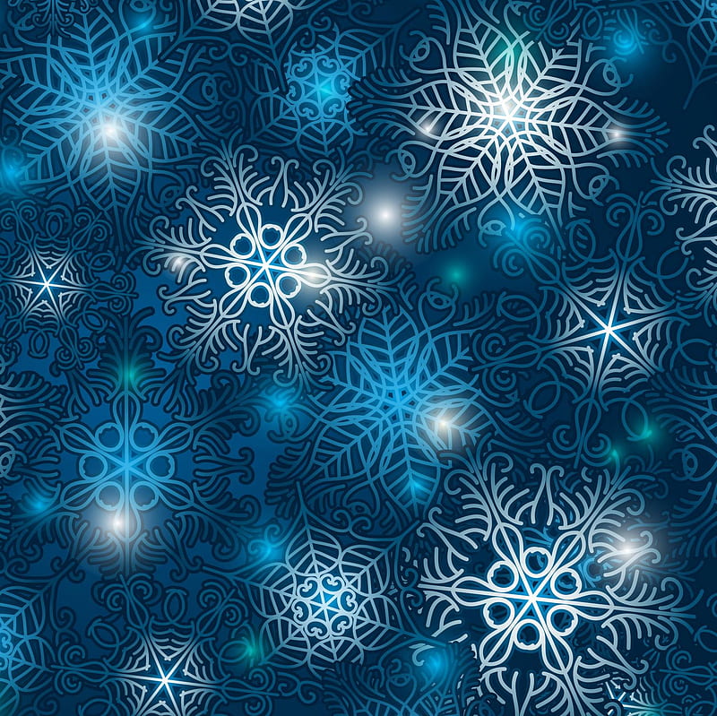 Snowflakes, flakes, snow, HD wallpaper