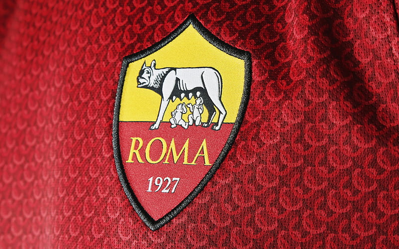 AS Roma, Italian Football Club, Rome, Italy, Football, Serie A, T-shirt, emblem, logo, HD wallpaper
