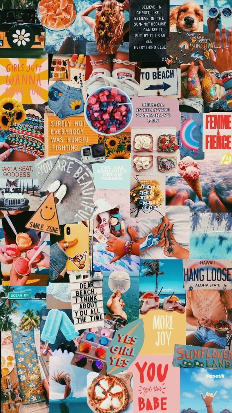 Prints Aesthetic Collage Wallpaper Cancer Zodiac Sign Aesthetic Collage