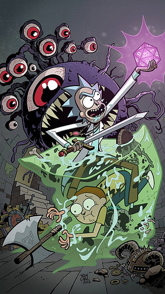 Rick and Morty Dimensional Portal Wallpaper 4k HD ID:6603