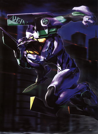 anime, Neon Genesis Evangelion, dark, purple, HD phone wallpaper