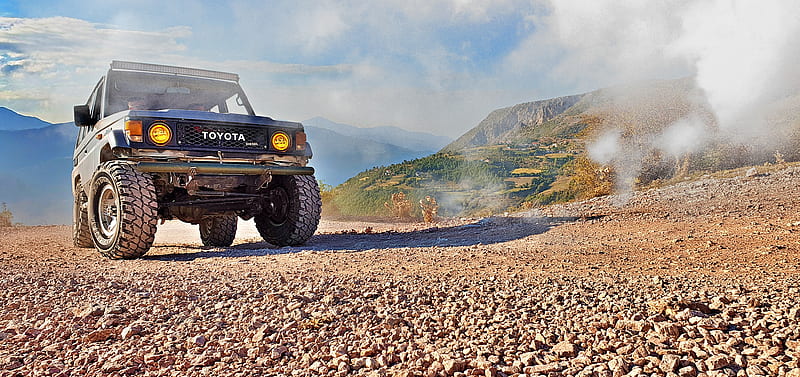 TOYOTA 4X4 OFFROAD, nature, rally, road, HD wallpaper | Peakpx