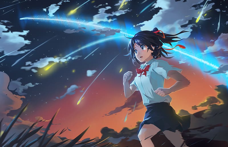 HD wallpaper: Anime, Your Name., Kimi No Na Wa., Mitsuha Miyamizu