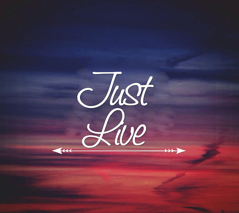 just live, cool, life, live, new, nice, quote, saying, sign, HD wallpaper