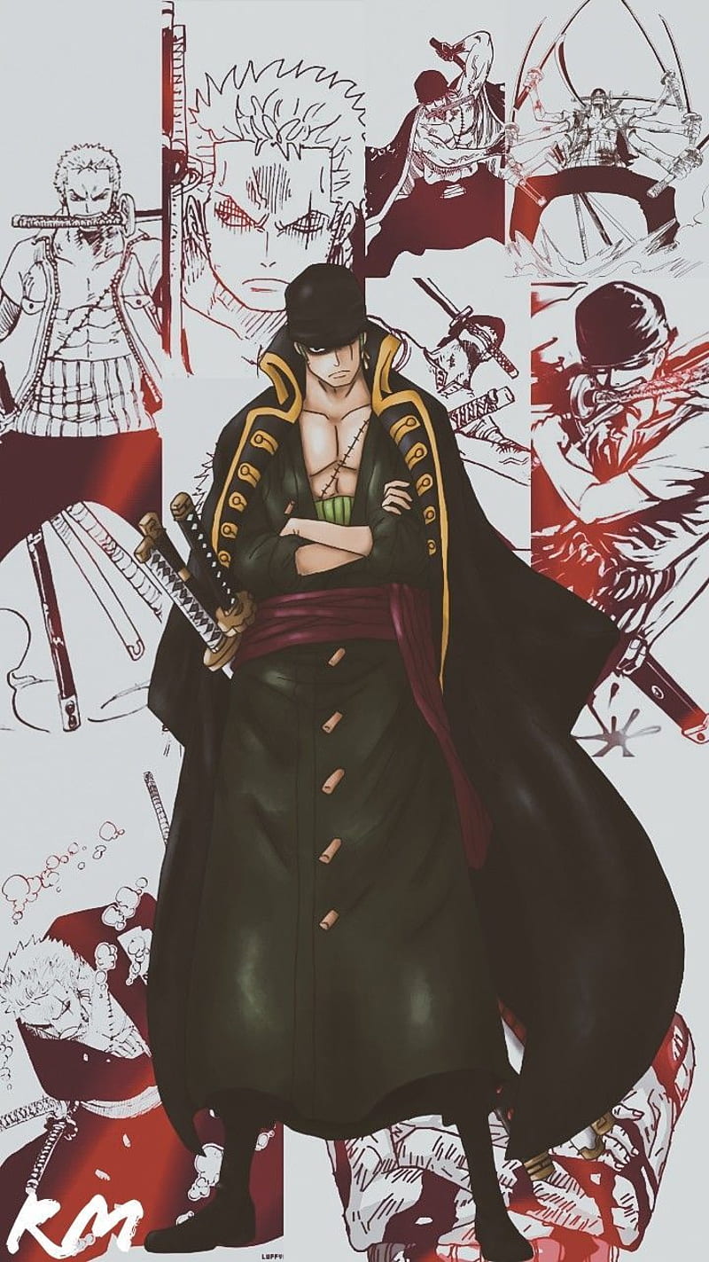 Doodllecake zoro and backgrounds HD phone wallpaper