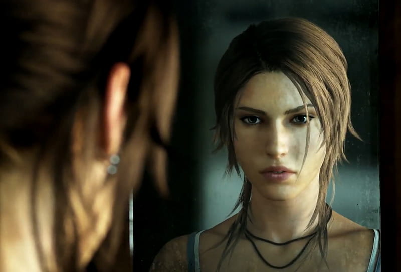 También sonido regimiento Lara croft, nena, juego, rubia, espejo, reflejo, Fondo de pantalla HD |  Peakpx