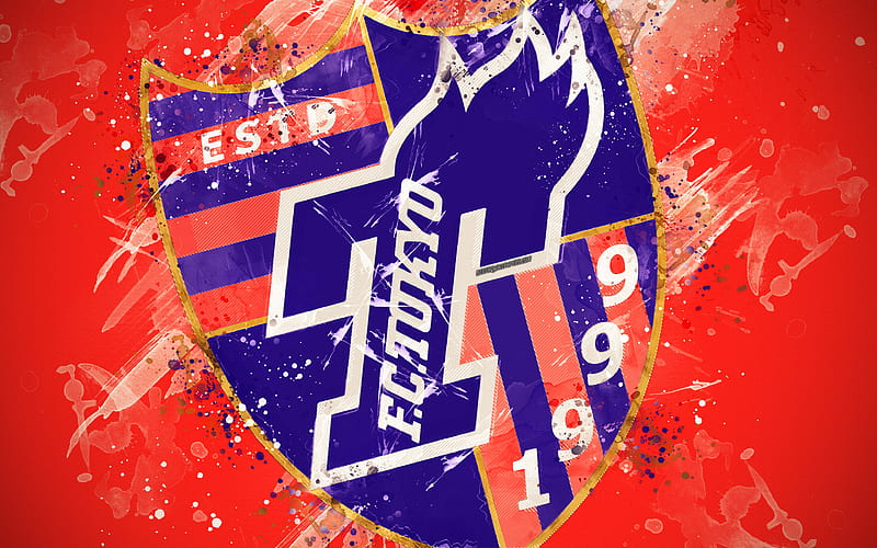 Fc Tokyo Creative 3d Logo Blue Background 3d Emblem Japanese Football Club Hd Wallpaper Peakpx