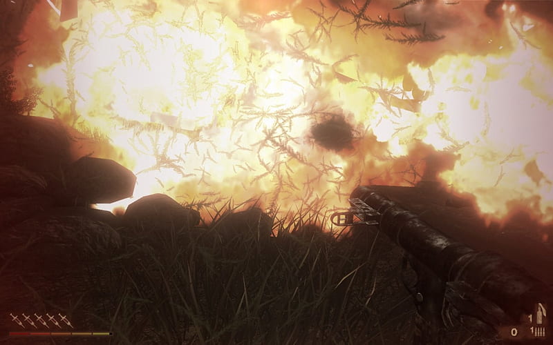 Farcry 2 in game explosion, explosion, in game, games, farcry 2, HD wallpaper