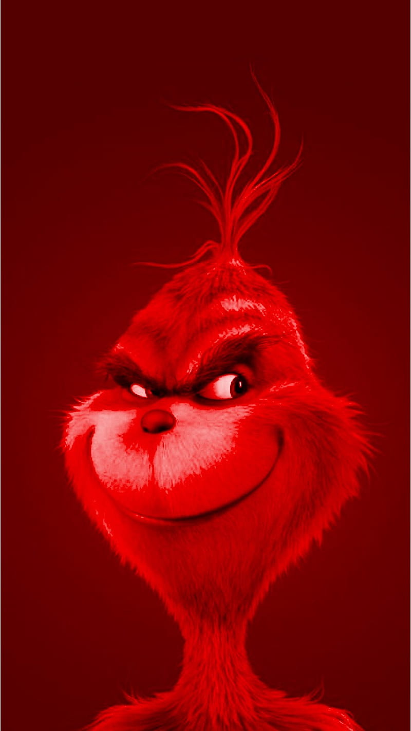 The Grinch in Red v2, , xmas, christmas, stole, who, effects, evil, HD phone wallpaper