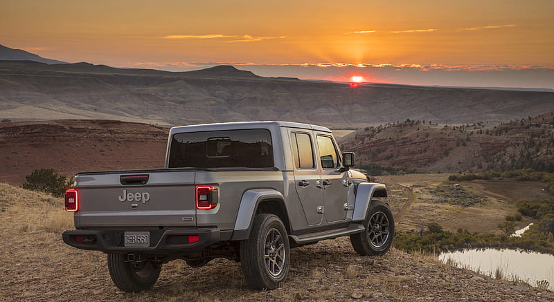 2020 Jeep Gladiator Overland - Rear Three-Quarter, car, HD wallpaper ...