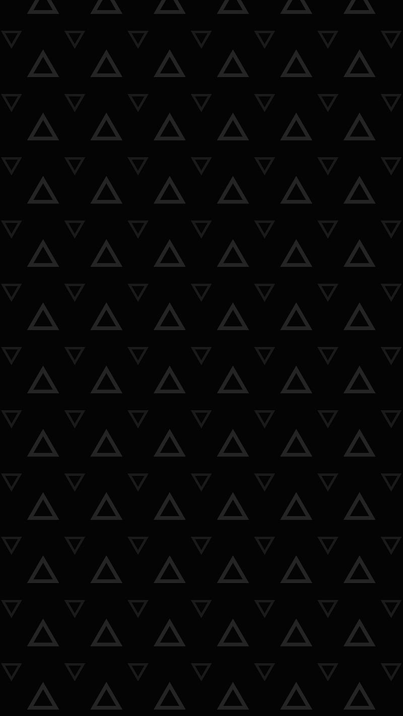 Triangles, abstract, background, black, dark, desenho, flat, pattern, simple, texture, HD phone wallpaper