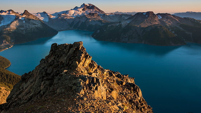 Panorama Ridge mountains, Garibaldi Provincial Park, British Columbia, Canada, HD wallpaper