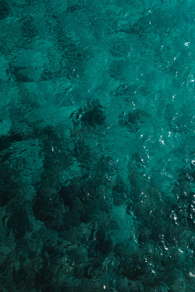 water, transparent, surface, ripples, turquoise, HD phone wallpaper